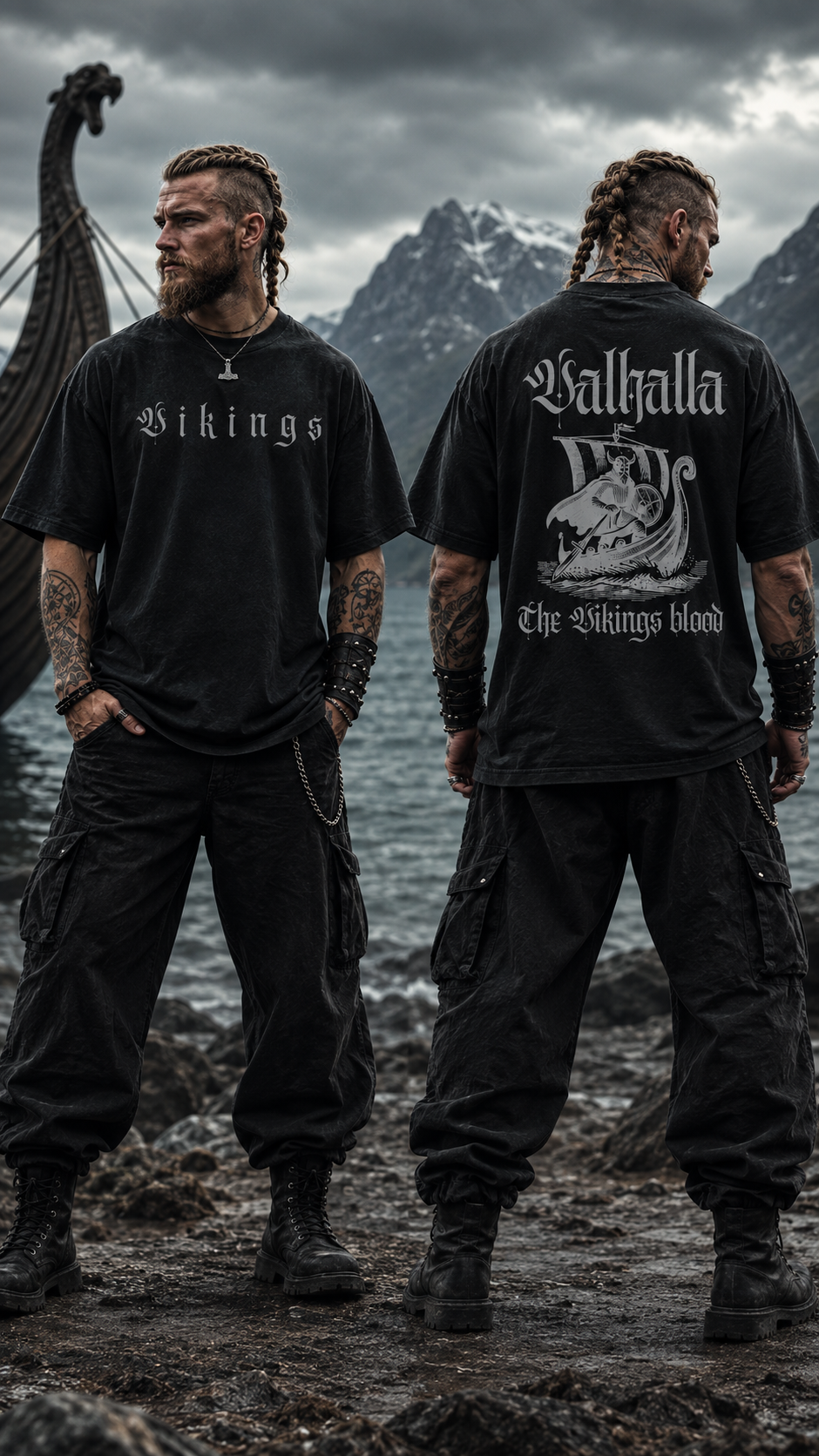 Valhalla – The Vikings Blood Oversized T-Shirt